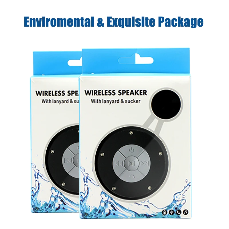 
US Warehouse Waterproof Shower wireless bluetooths Speaker Hands Free Car Bathroom Beach Stereo Subwoofer Music Loudspeaker 