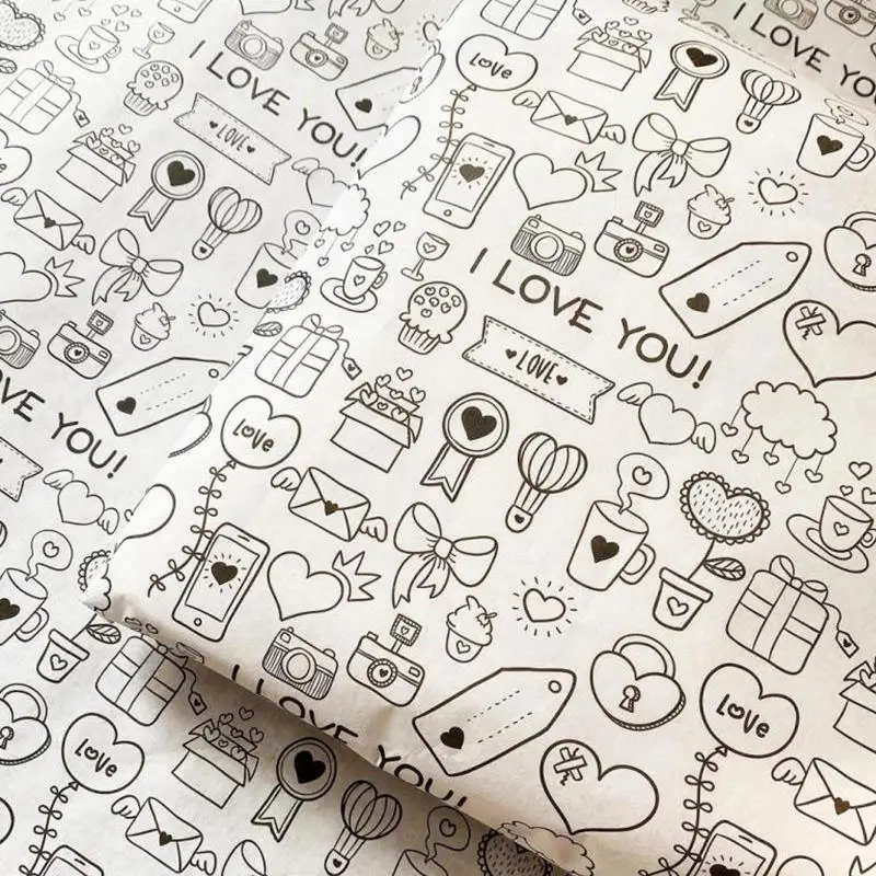 Beautiful Paper Packaging for Clothing Roll Garment Apparel Gift Wrapping