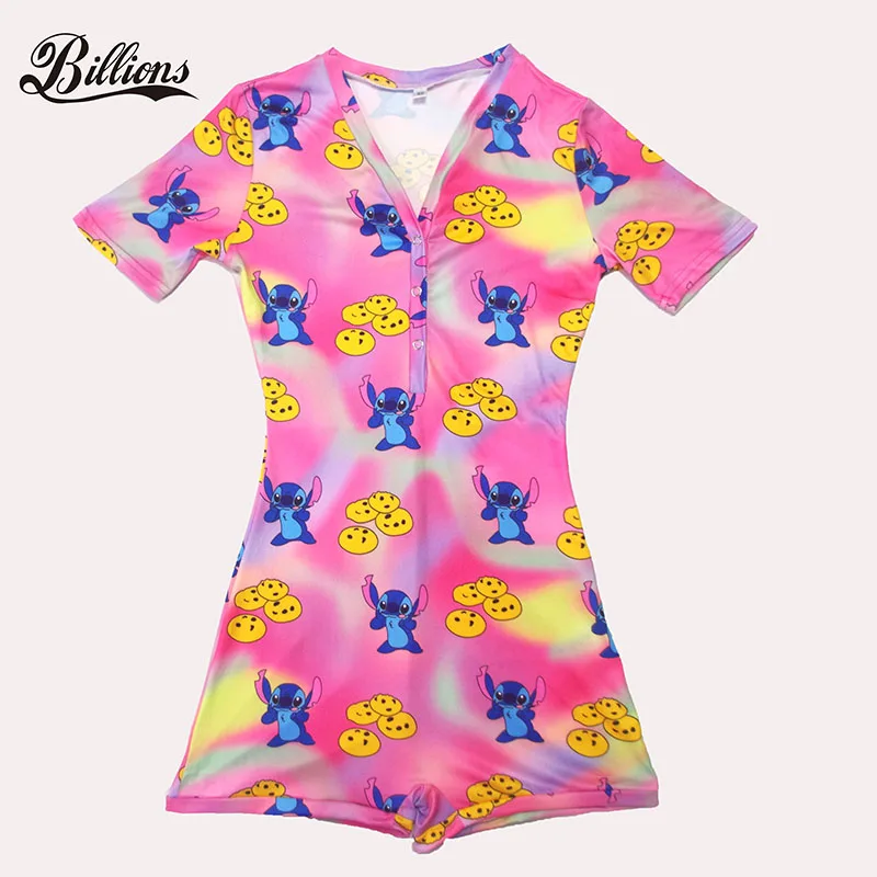 
Wholesale Hot Selling Short Sleeves Plus Sizes Yellow Gushers Women Onesie Pajamas Nightwear Adult 