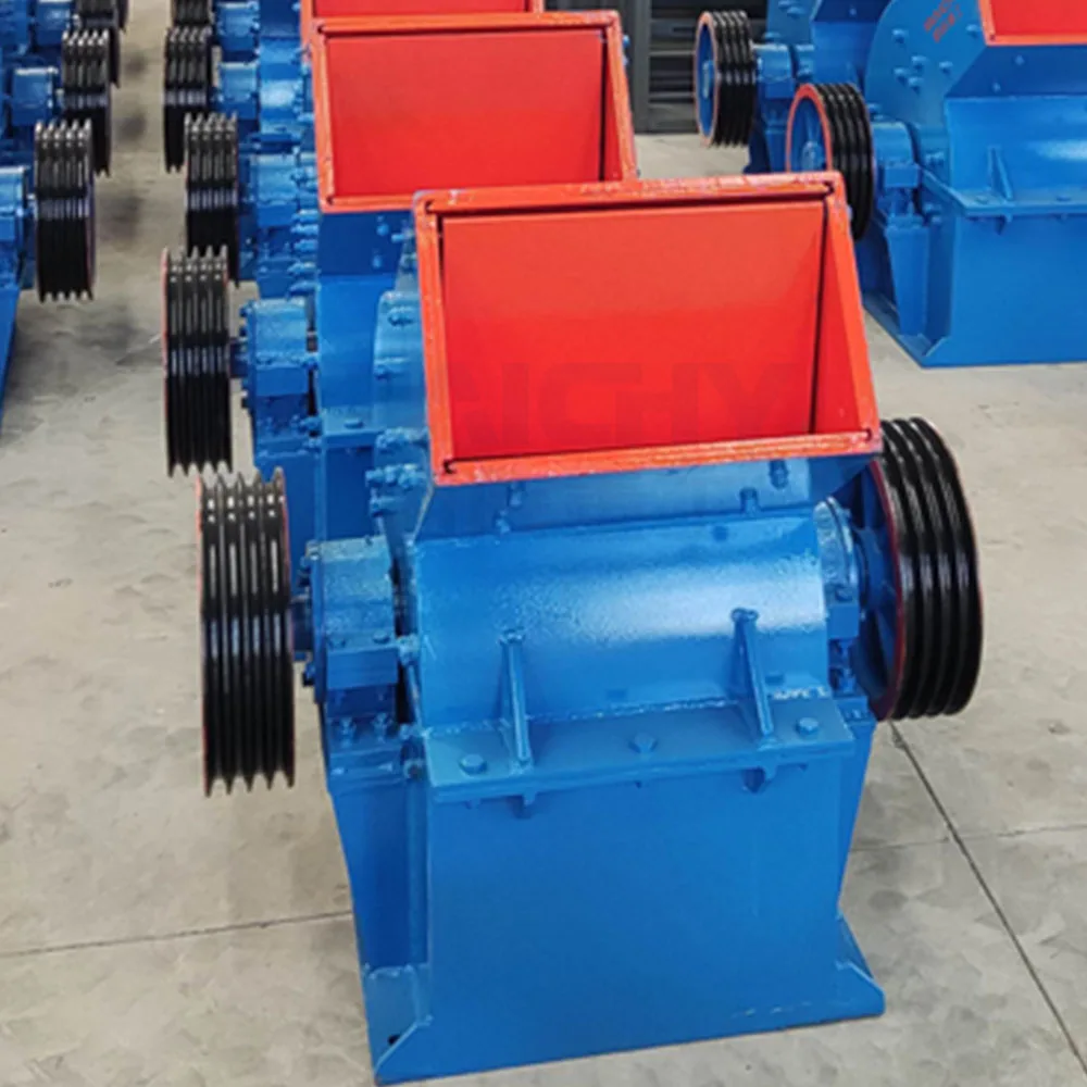 Portable Small Rock Stone Crushing Machine, Granite Basalt Sand Hammer Mill Crusher, Mobile Hammer Crusher Diesel or Electric