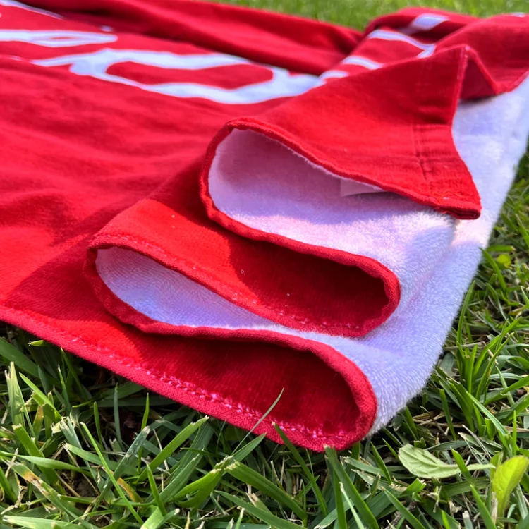 Hot Sale Personalized 100% Cotton Beach Towels Velour Custom Design Reactive Printed Large Over Sized Jacquard Logo Bath Towel