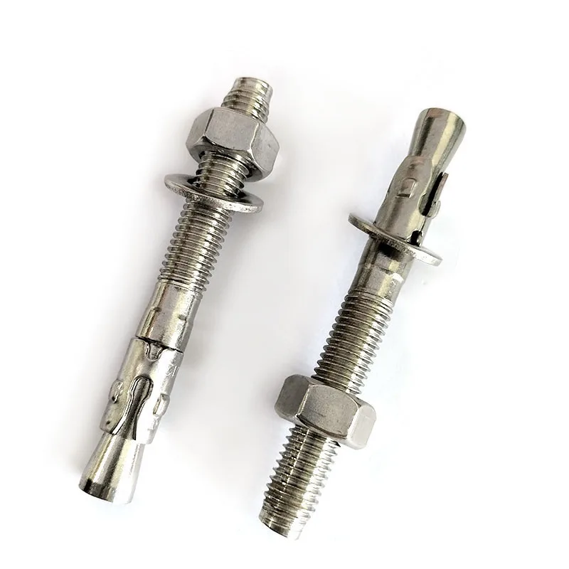 Custom 304 316 Stainless Steel M6 M8 M10 Expansion Stud Anchor High Corrosion Resistant Wedge Anchor For Concrete