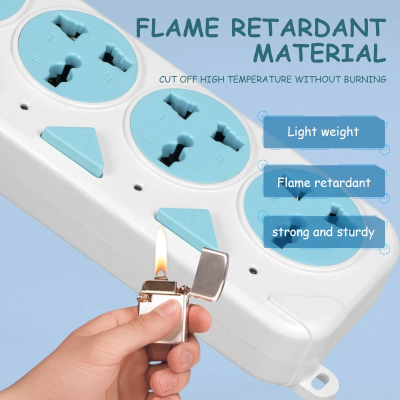 Manufacturers universal standard usb power strip 4 outlet  individual switch 1.5m cable electrical socket extension socket