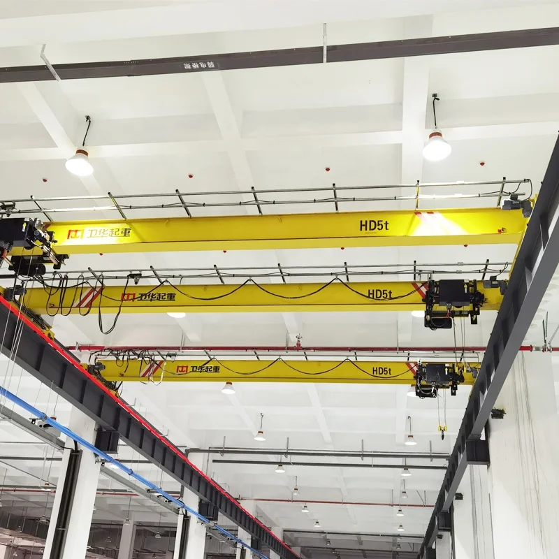 Light Maintenance New Type Low Headroom Single Girder Overhead Bridge Crane 10 ton with CE