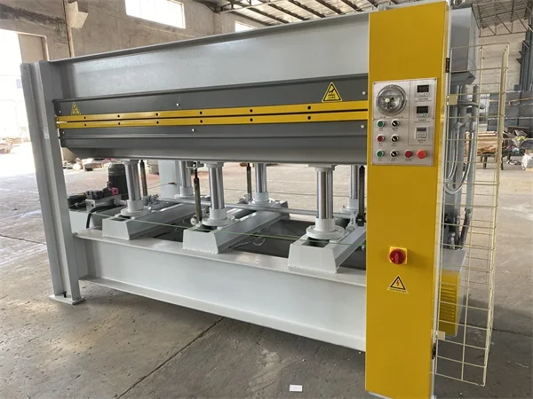 Mdf plywood hydraulic laminating melamine wood hot oil press machine for veneer