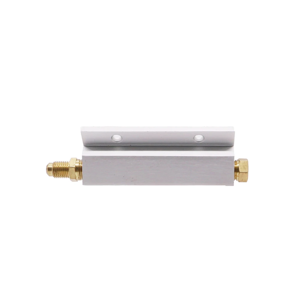 2 OUTPUT / 2 Way CO2 Gas Manifold With Shut Off Check Valve Split Draft Beer For Homebrew