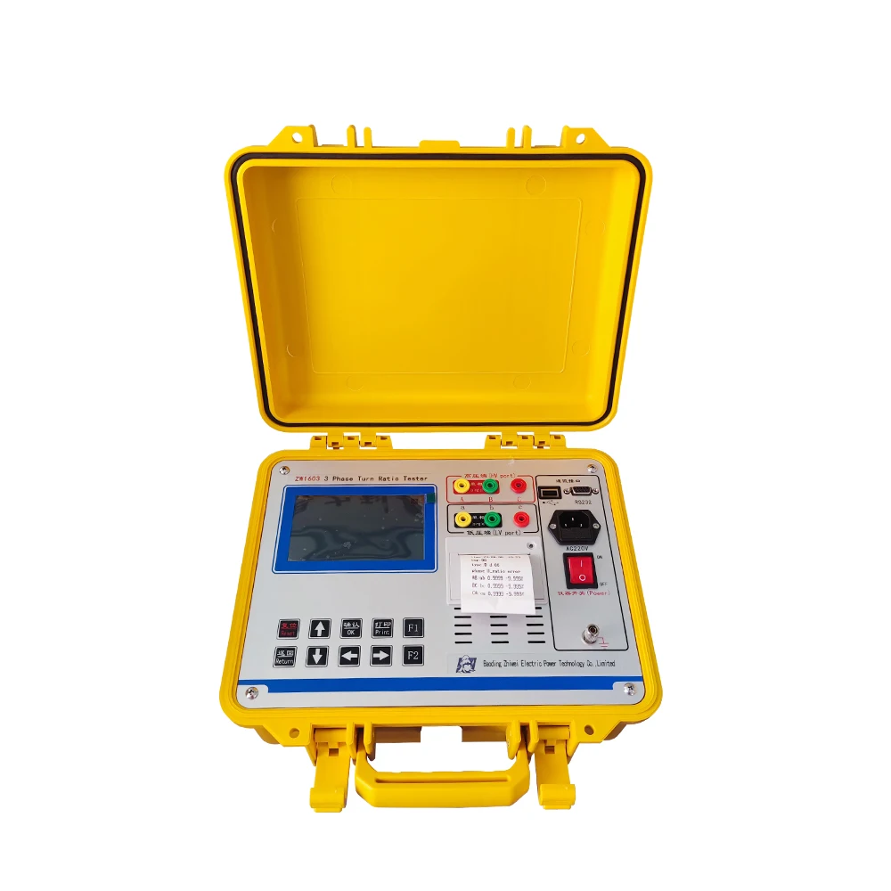 ZW1603 3 Phase Transformer Ttr Tester  turn ratio tester
