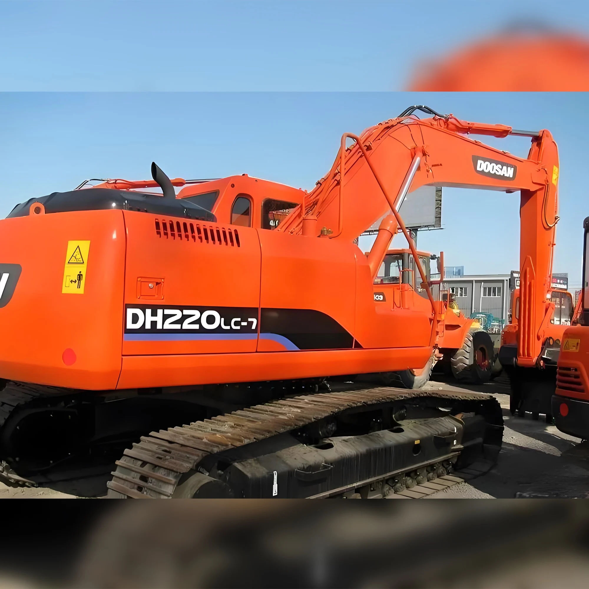 Doosan DH220-7 экскаватор Южная Корея импортирует 22 тонны гусеничный экскаватор и экспортный экскаватор 220lc 21 тонна
