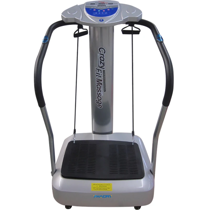 Home Gym Equipment Stand Up Vibration Plate Machine Crazy Fit Massager Machine With Whole Body