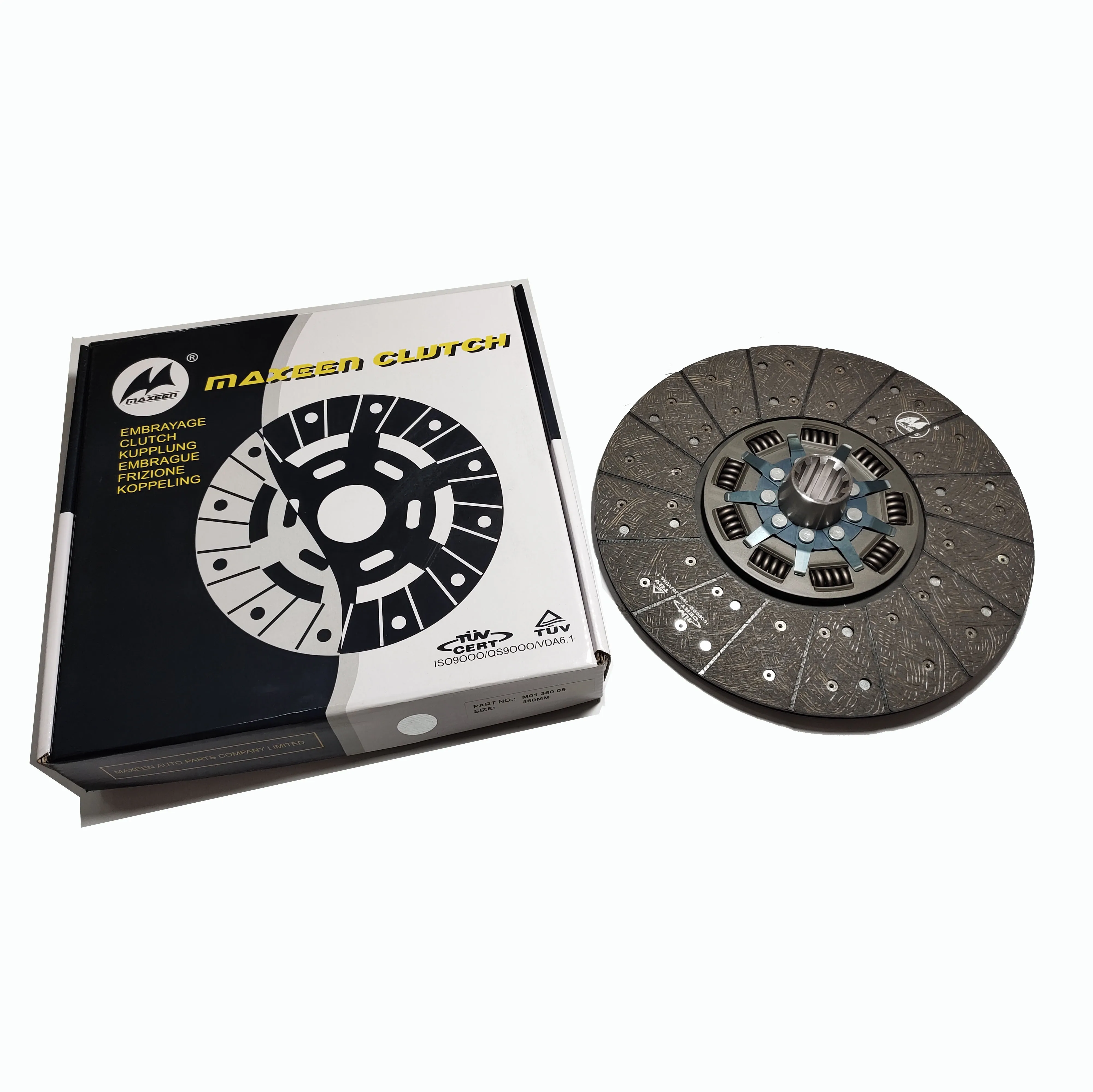 Clutch Disc 1861 494 140 Size 380mm suitable for Mercedes-Benz with Maxeen No. M01 380 05