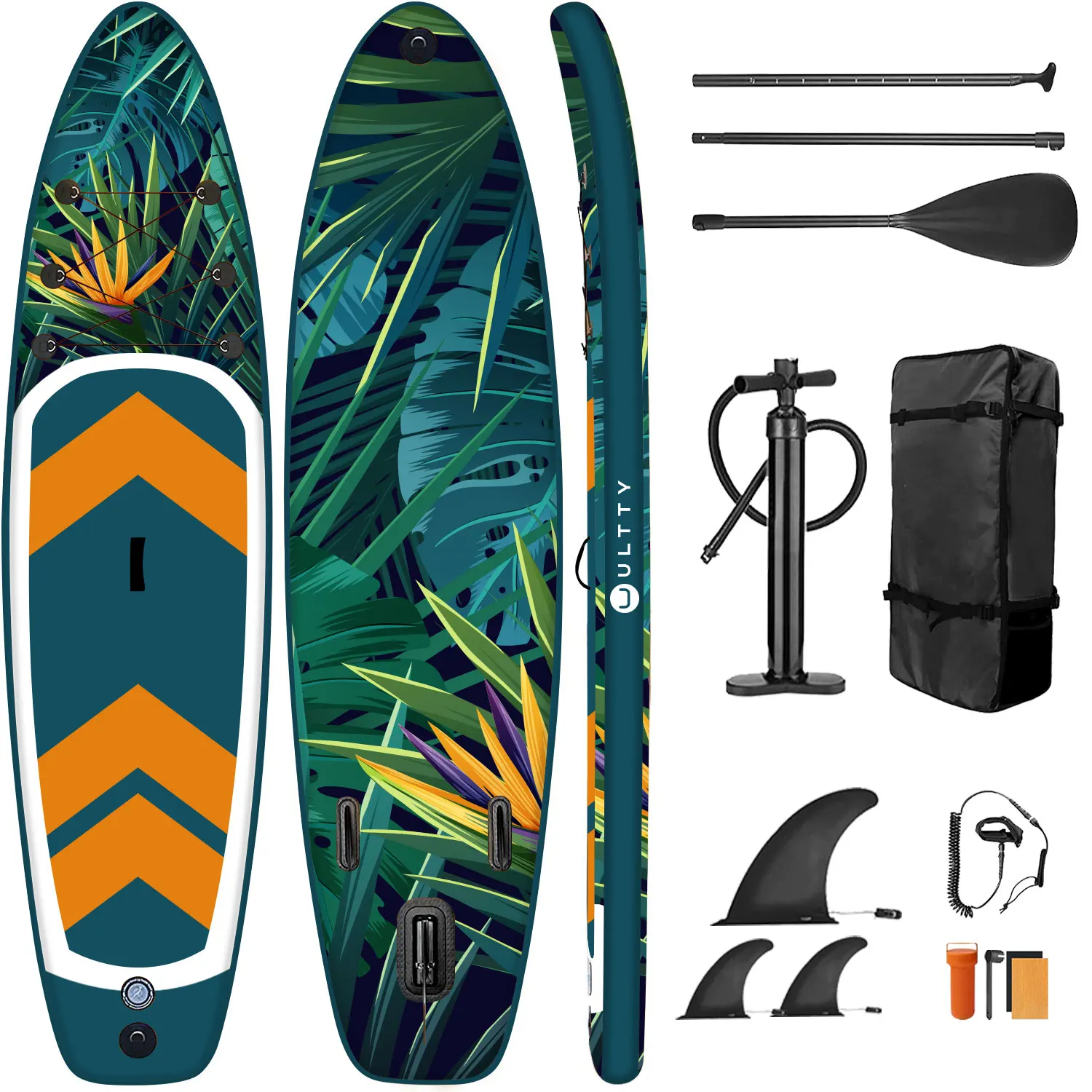 ULTTY Portable wear-resistant High quality sub outdoor sup Surfboard Standing Inflatable sap paddle board tabla de surf inflable