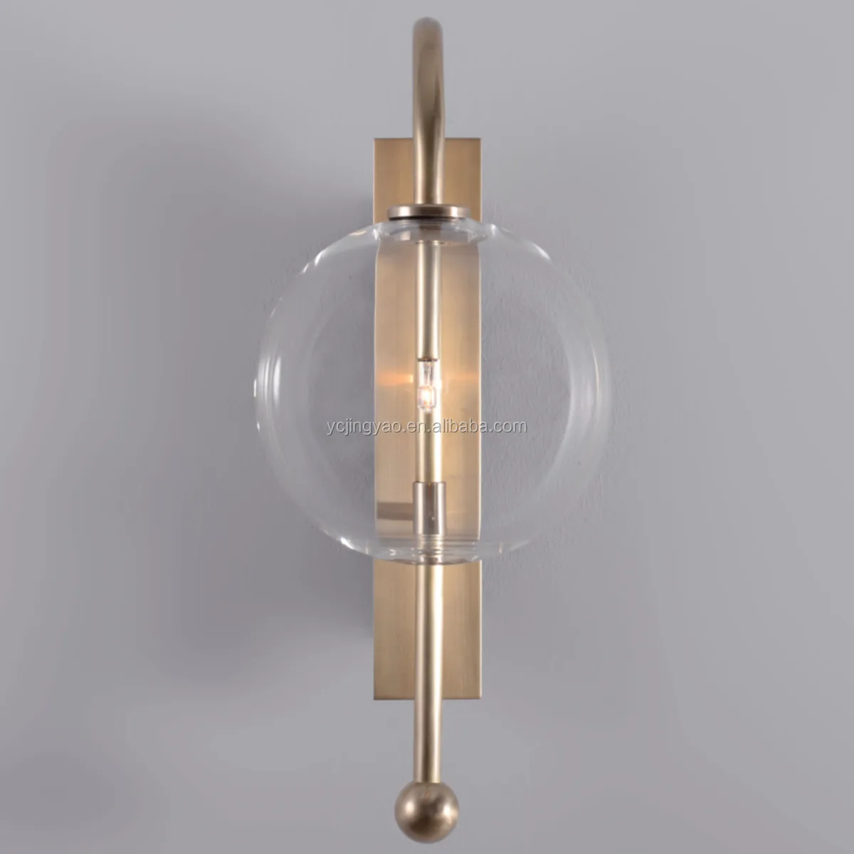 200mm/250mm/300mm/350mm Clear Glass Globe Ball Sphere Light Shade Lamp Covefor Light Fixture