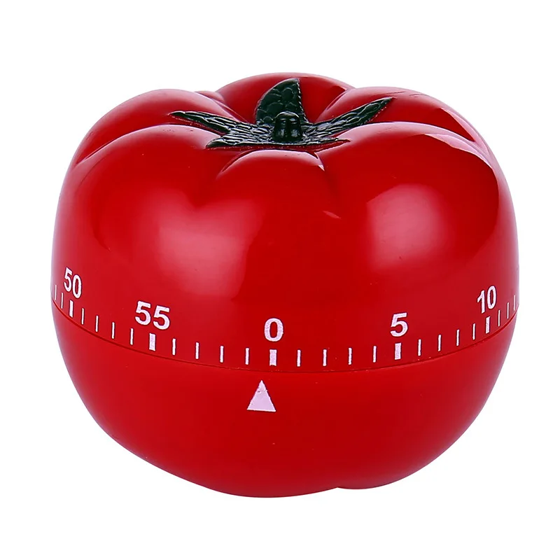 No Batteries Required Mechanical Cooking Baking Timer Helper Tomato Shape Kitchen Time Reminder Chef Timer Clock With Loud Alarm