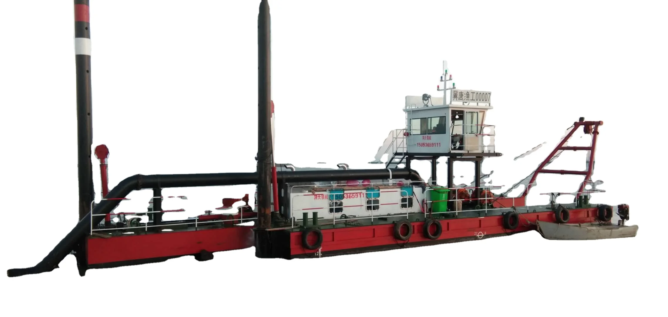 Hydraulic System Desilting Equipment Heavy Duty Trailing Suction Hopper Dredger For Sale For Lake Desilting