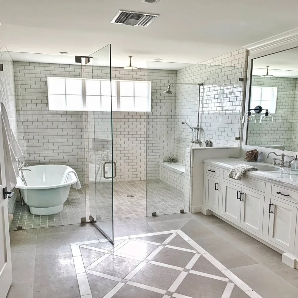 Modern Shower Cabin enclosures tempered bathroom shower enclosures with tempered glass