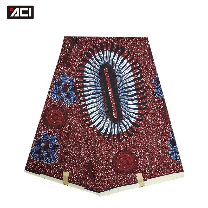 Африканская ткань с принтом ACI Batik, 6 ярдов/шт., модная ткань из Анкары, африканские восковые ткани, настоящие Африканские Восковые ткани из Анкары