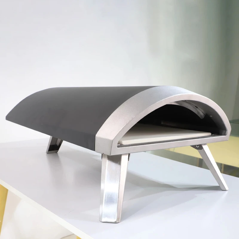 Portable commercial out door backyard mobile 12 inch gas pizza oven for sale