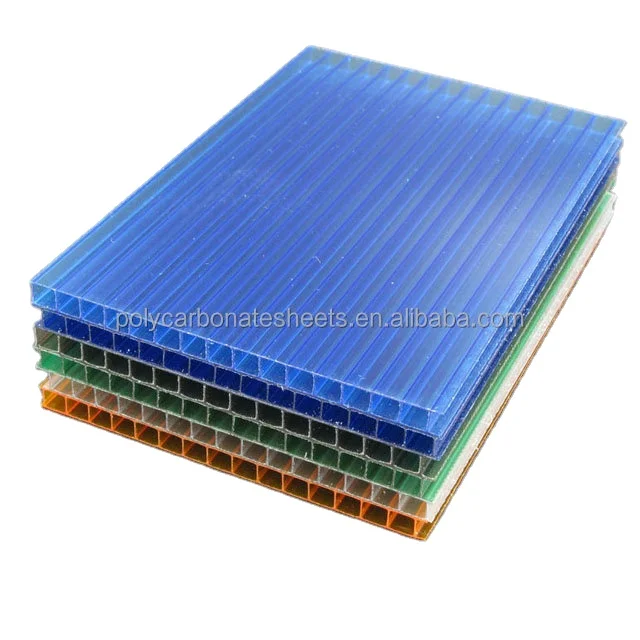 polycarbonate hollow sheet PC roofing panels plastic construction materials