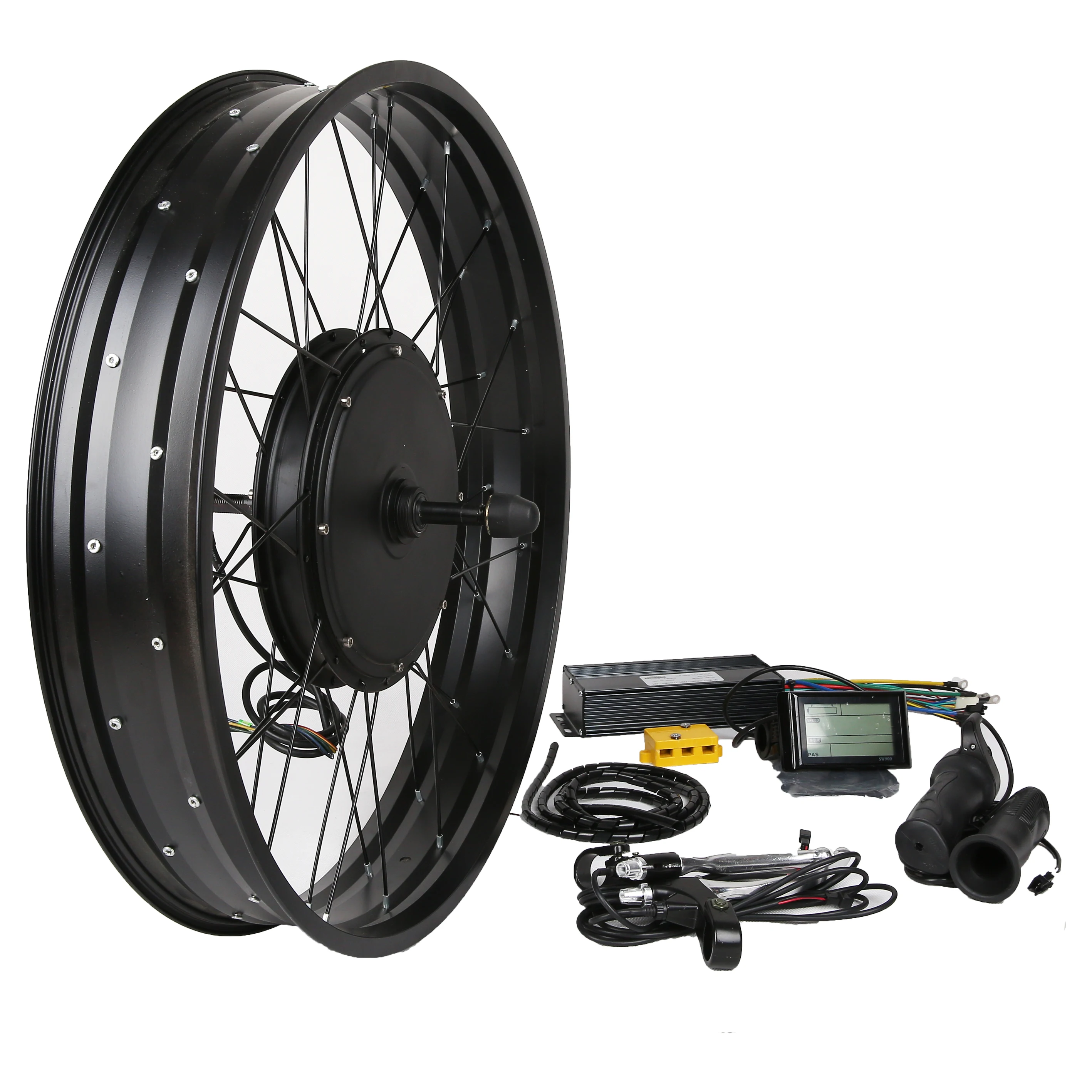 Popular Design 72V 5000w 8000W E Bike Conversion Kit Bldc Hub Motor 21inch Engine with Battery Optional