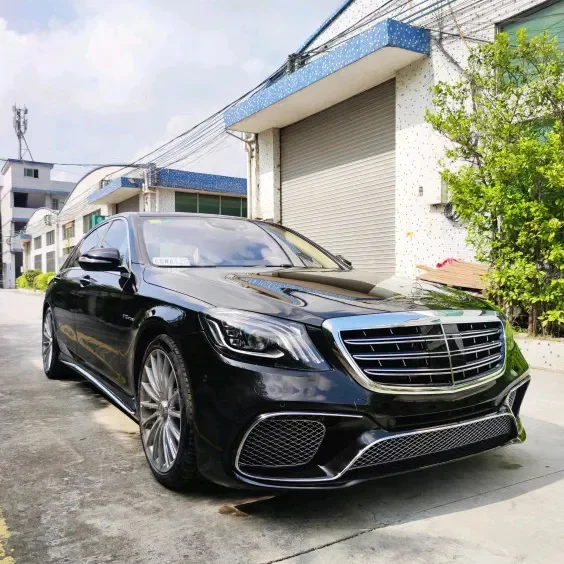 Upgrade S65 Body Kit Include Front Rear Bumper And Grille Auto Parts For Mercedes Benz S Class W222 2014-2020