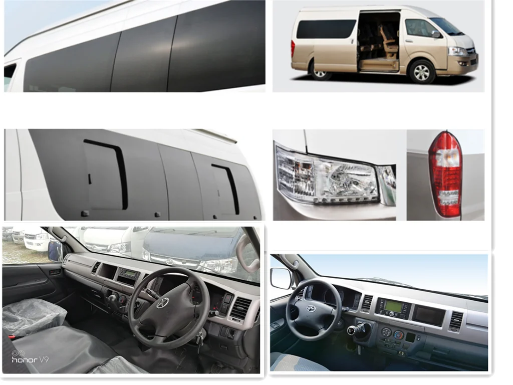 Ежедневный автобус 10-20 мест небольшой мини-автобус van hiace mini Bus