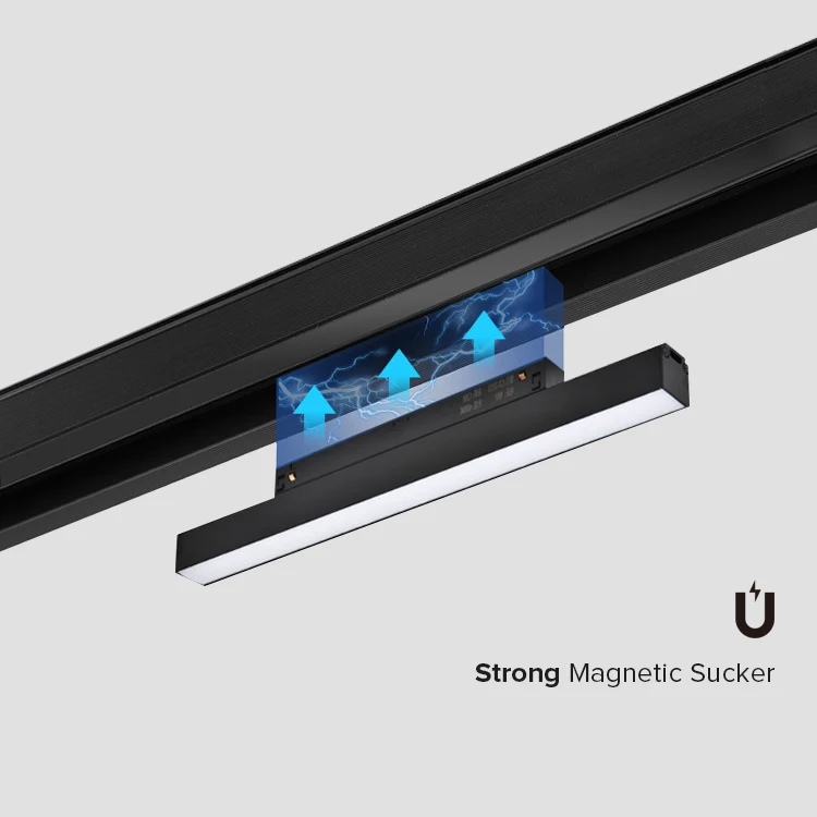 Adapter Phase Dali Tuya Ziggbe Rail Spotlight Recessed 24v 48v 15w 25w 30w Linear Magnetic System Led Track Light
