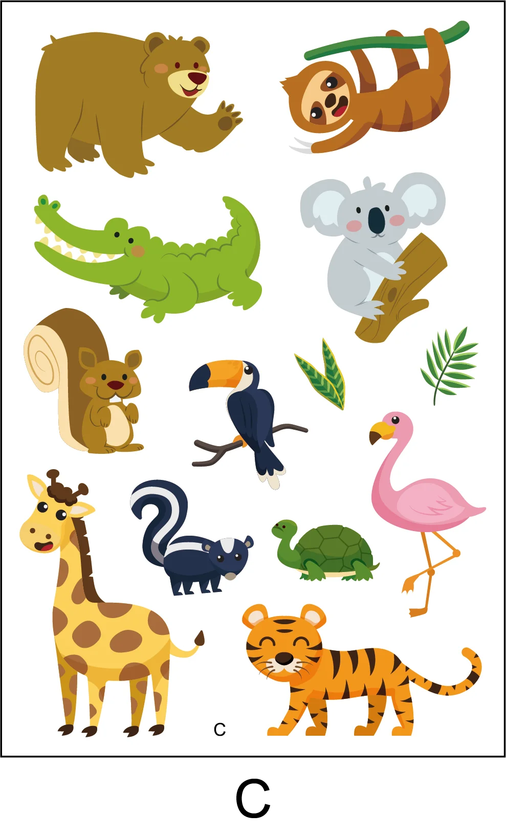 Factory Wholesale Custom Scratch Off Sticker Kids Peel off labels Cute cartoon rub on stickers on books