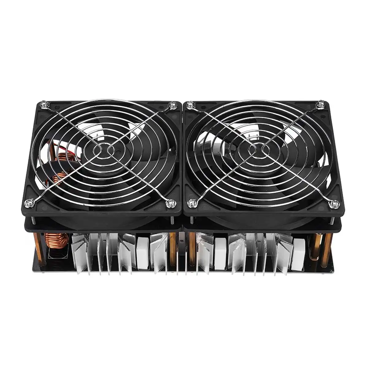 Индукционный нагреватель ZVS, 2500 Вт, цена, индукционная нагревательная машина, модуль печатной платы, драйвер обратной стороны, нагреватель, охлаждающий вентилятор + катушка