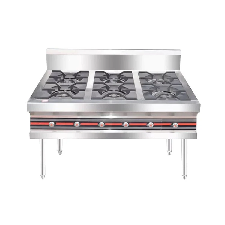 China Manufacturers Big Size 8 Burner Gas stove
