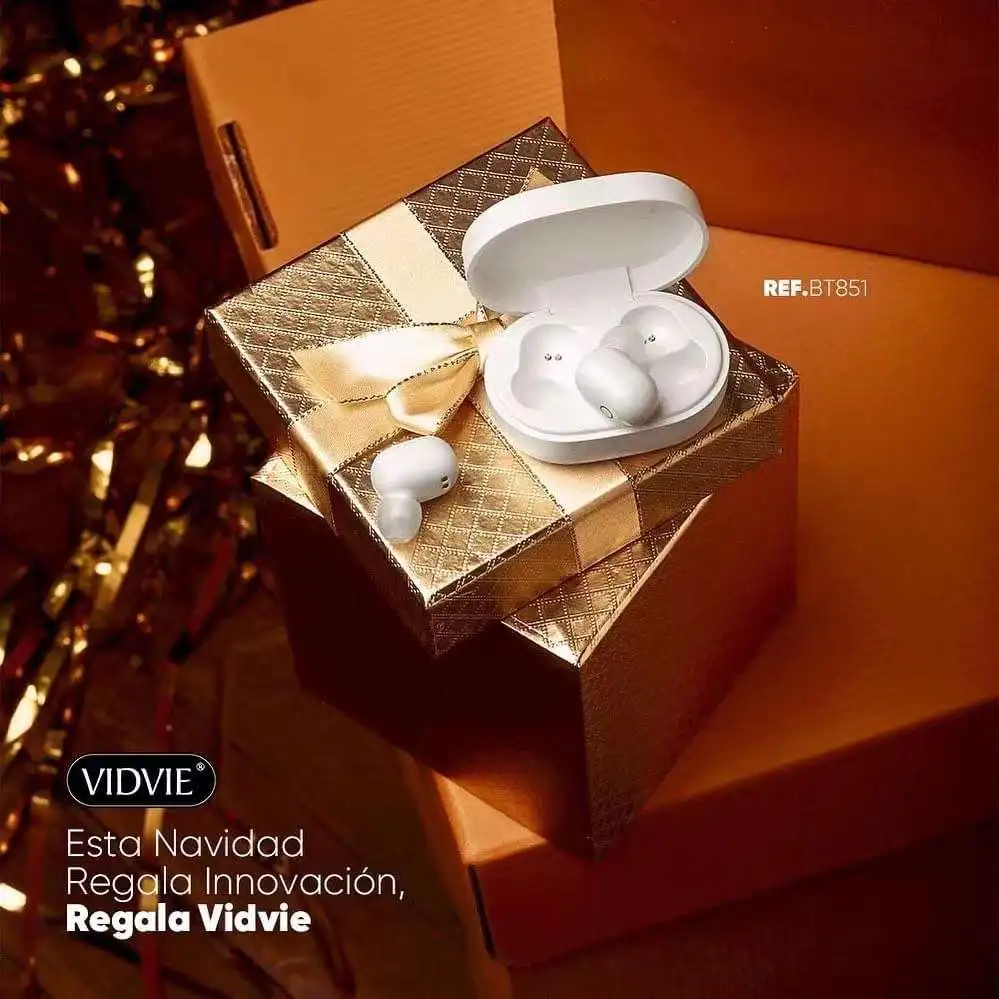 VIDVIE Mini Earphone TWS Headset Deep Bass Stereo Earbud Touch Control, Pocket Portable Wireless Headphone