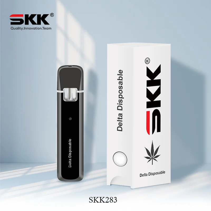 SKK 283 vape pen one time use pod system caremic post cbd plastic shell customized
