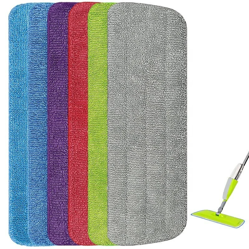 Factory Supply Flat Mop Hand Refill Fit for Bona or Other Spray Mop Household Cleaning Tools Microfiber Replace Pads