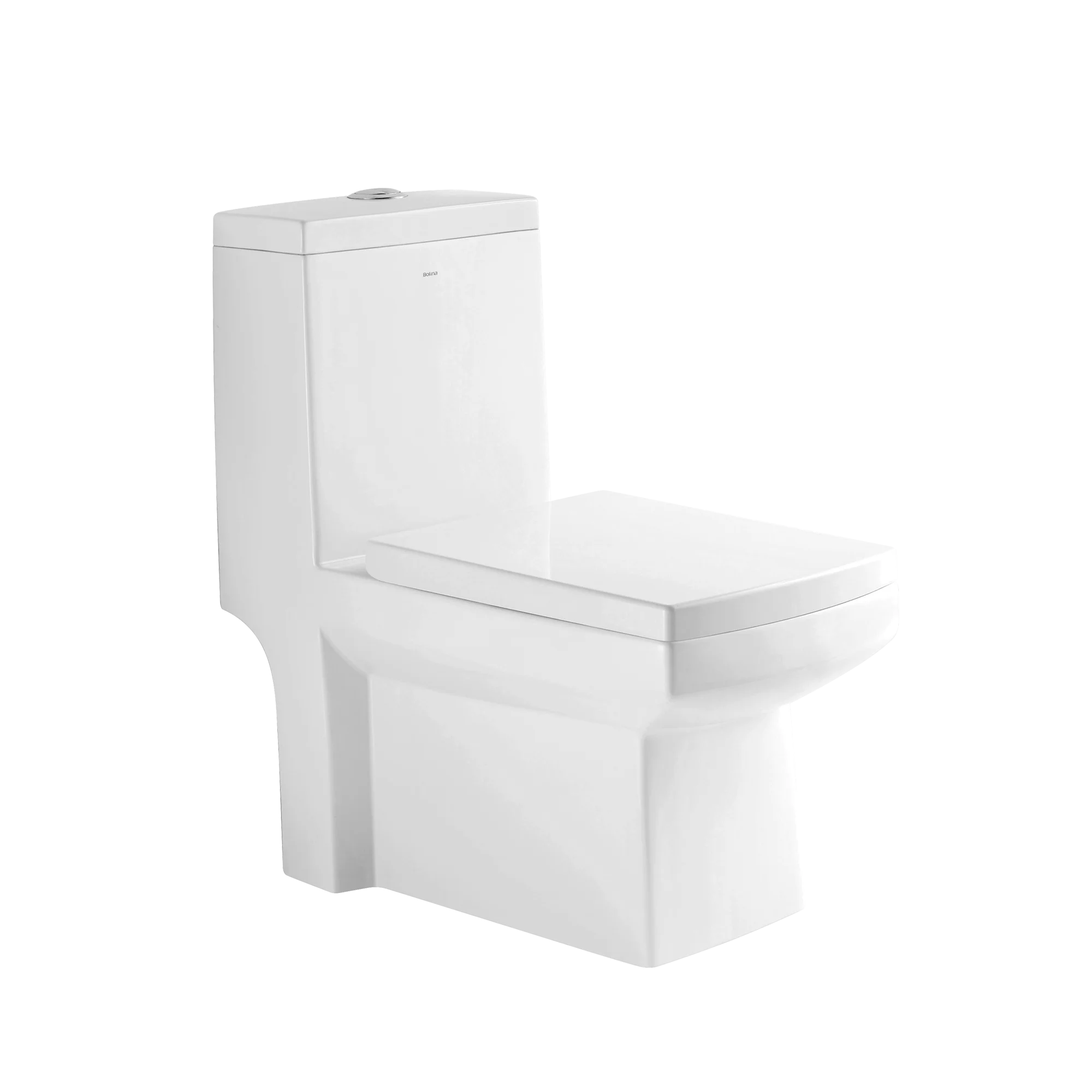 Bolina W1621 Hot Sales Water Saving White Ceramic Siphon Jet Flushing Floor Mounted One Piece Toilet