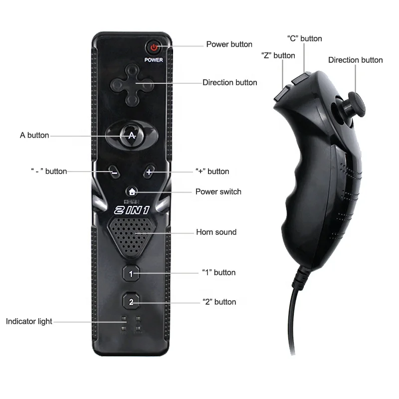 
Wholesale Wireless Game Controller for WII Control Wireless Charger White Waterproof Silicone Case Controllers 