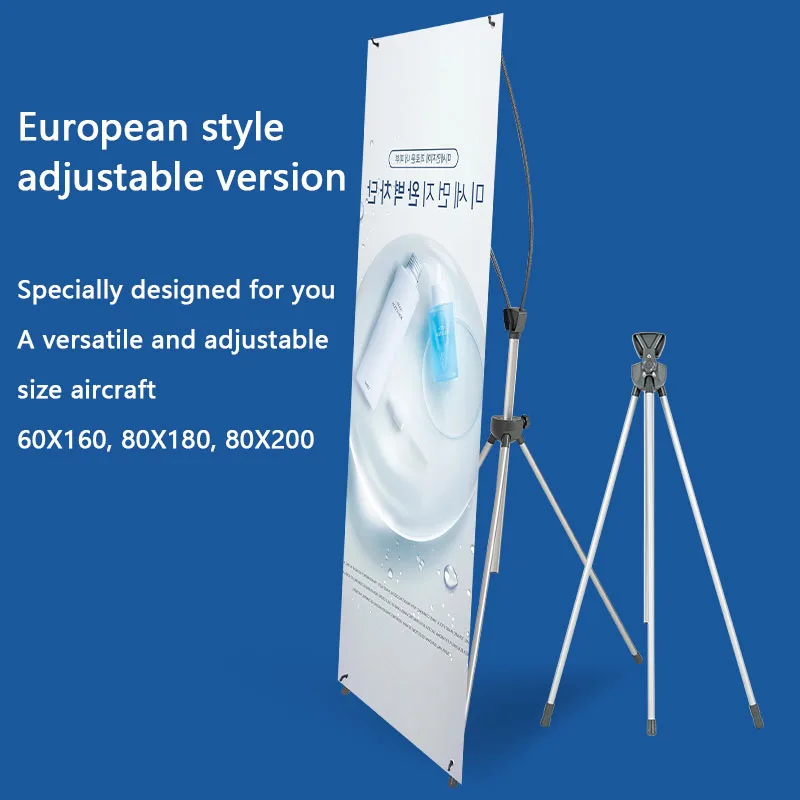 Hot Selling Cheap Custom Telescopic Billboard Poster Popular Outdoor Popular Easy Set Up Portable Display Korean X Banner Stand