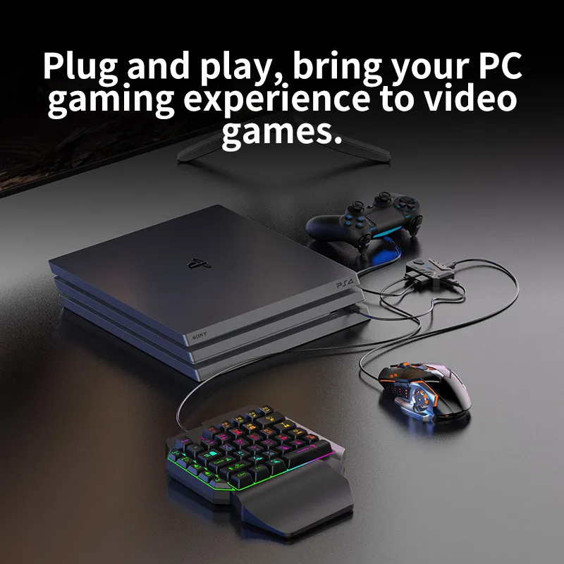 Mix Master 7 in 1 video game consoles with super console x stick gaming one-handed keyboard