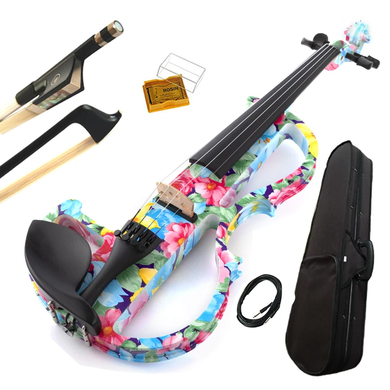 Высокое качество Профессиональный выполненный на заказ 5 струн аксессуары чехол с бантом электрической скрипке