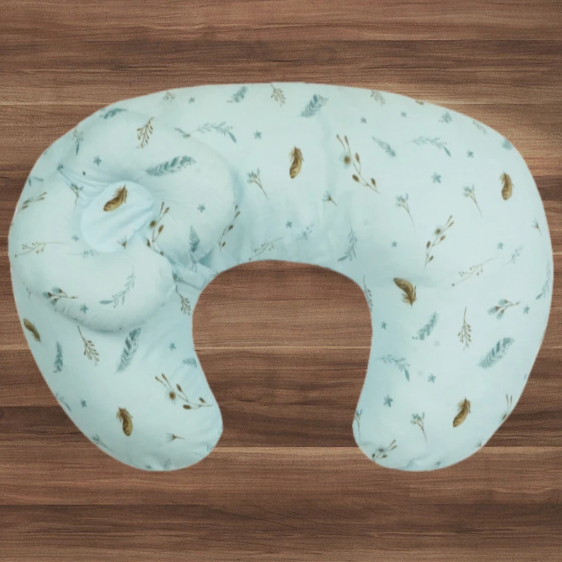Breastfeeding Baby Support Pillow With Head Positioning Tray Nursing Pillow for Boys & Girls Newborn Infant Feeding Pillow