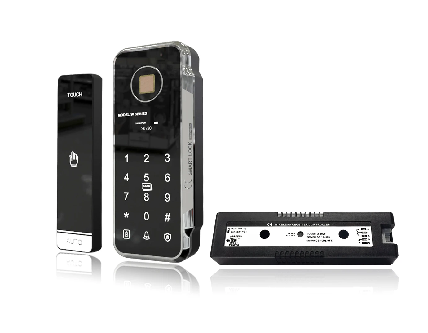 Wireless Access Control Kit Fingerprint Attendance Machine Sets For Exit System