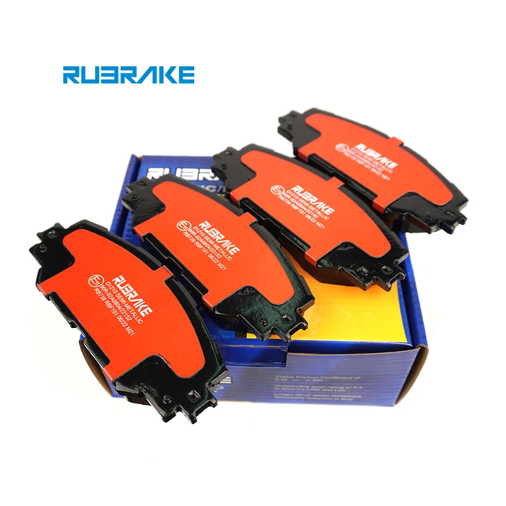 RUBRAKE D1210 factory price oem ceramic brake pads for LEXUS HS250h 2010-2012