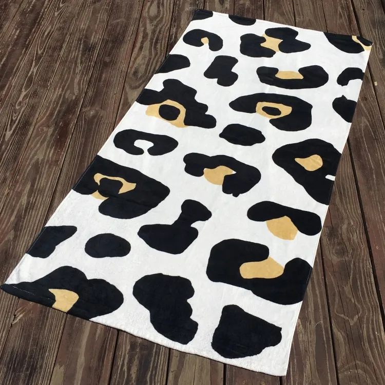 Custom printed large beach towels custom logo beach towel