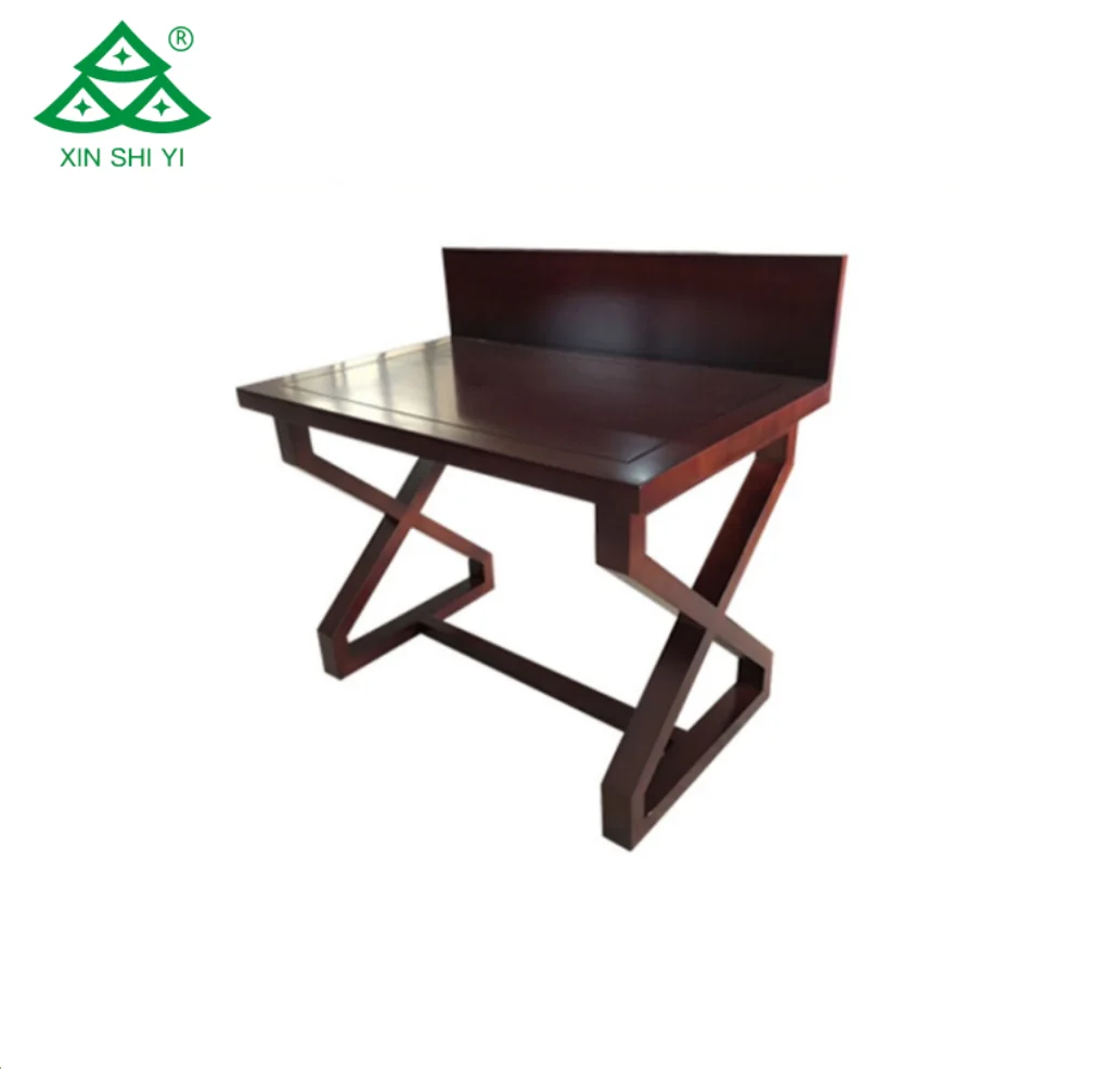 Customized Luxury Wooden Classical Luggage Rack for 5 Star Hotel Bedroom Furniture Suitcase Stand Resort Guest Room Factory