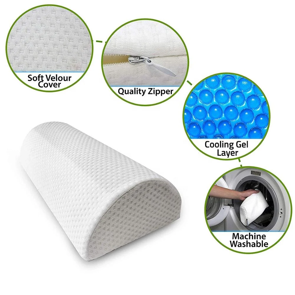 
Footrest foam cushion memory foam cooling gel ergonomics neck knee leg support foot rest pillow foot pad 