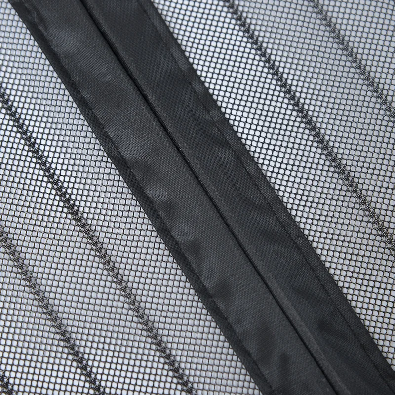 Magnetic Strip Reinforced Mesh mosquito Screen Door curtain With Door Screen