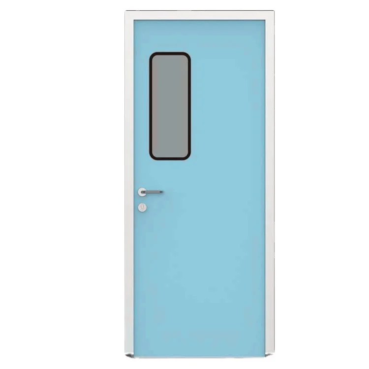 GRP Hygiene Door Aluminum Frame PPGI Panel Operation Theatre Door