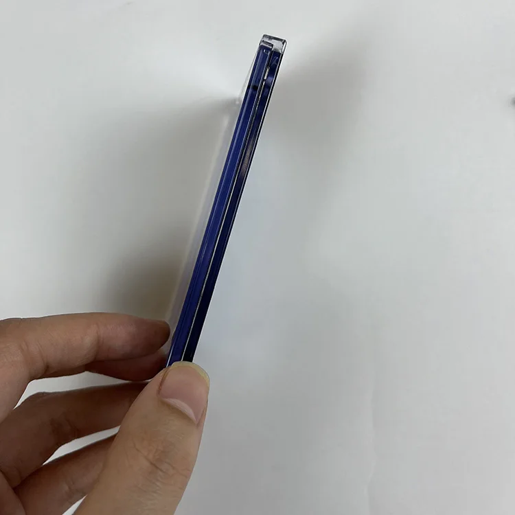 Acrylic Clear Football Sport Baseball Trading Card Protection Hard Plastic Magnetic Card Holder Case