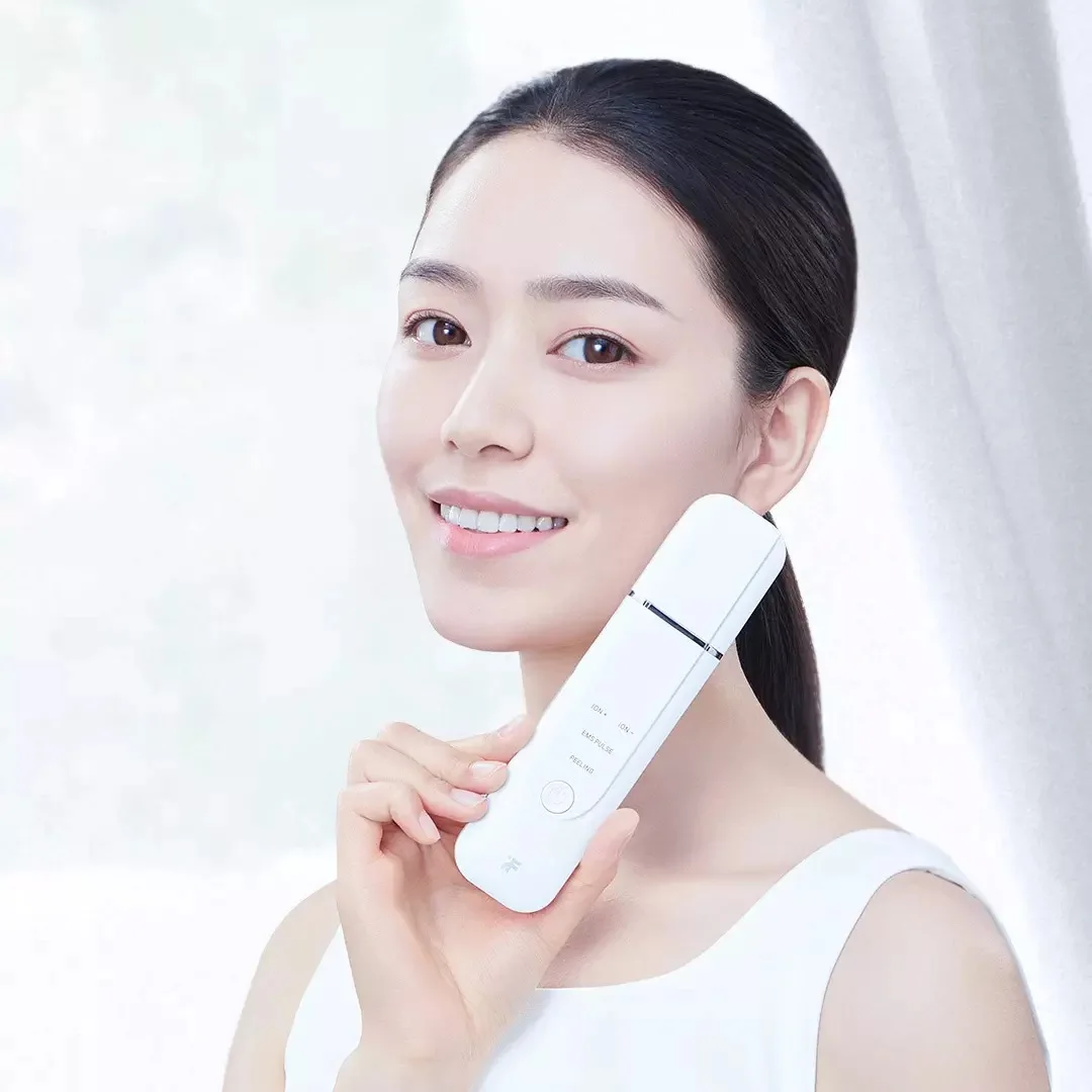 High quality clean pores deep cleaning dirt face Beauty Instrument InFace ultrasonic ion skin cleaner