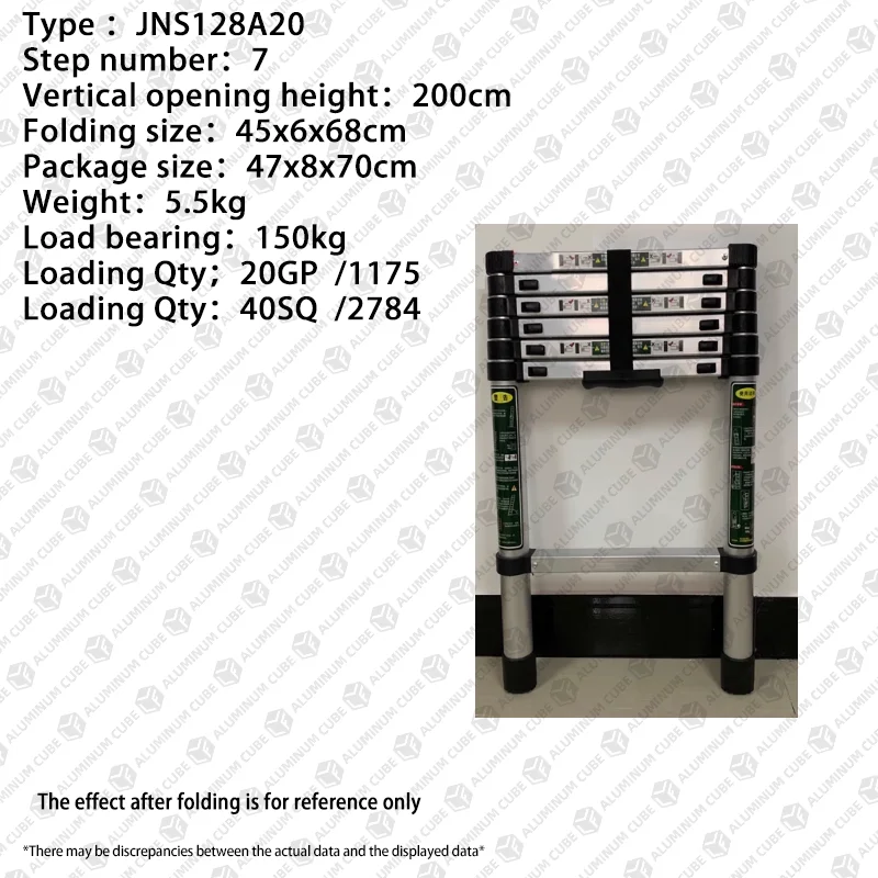 2m Telescopic Extendable Parts Premium Quality Product for Your Home & Office Use Ladder