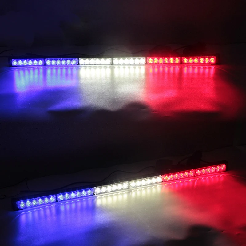 Super bright car led warning strobe light in the network open street light bar strong magnetic ceiling suction cup type