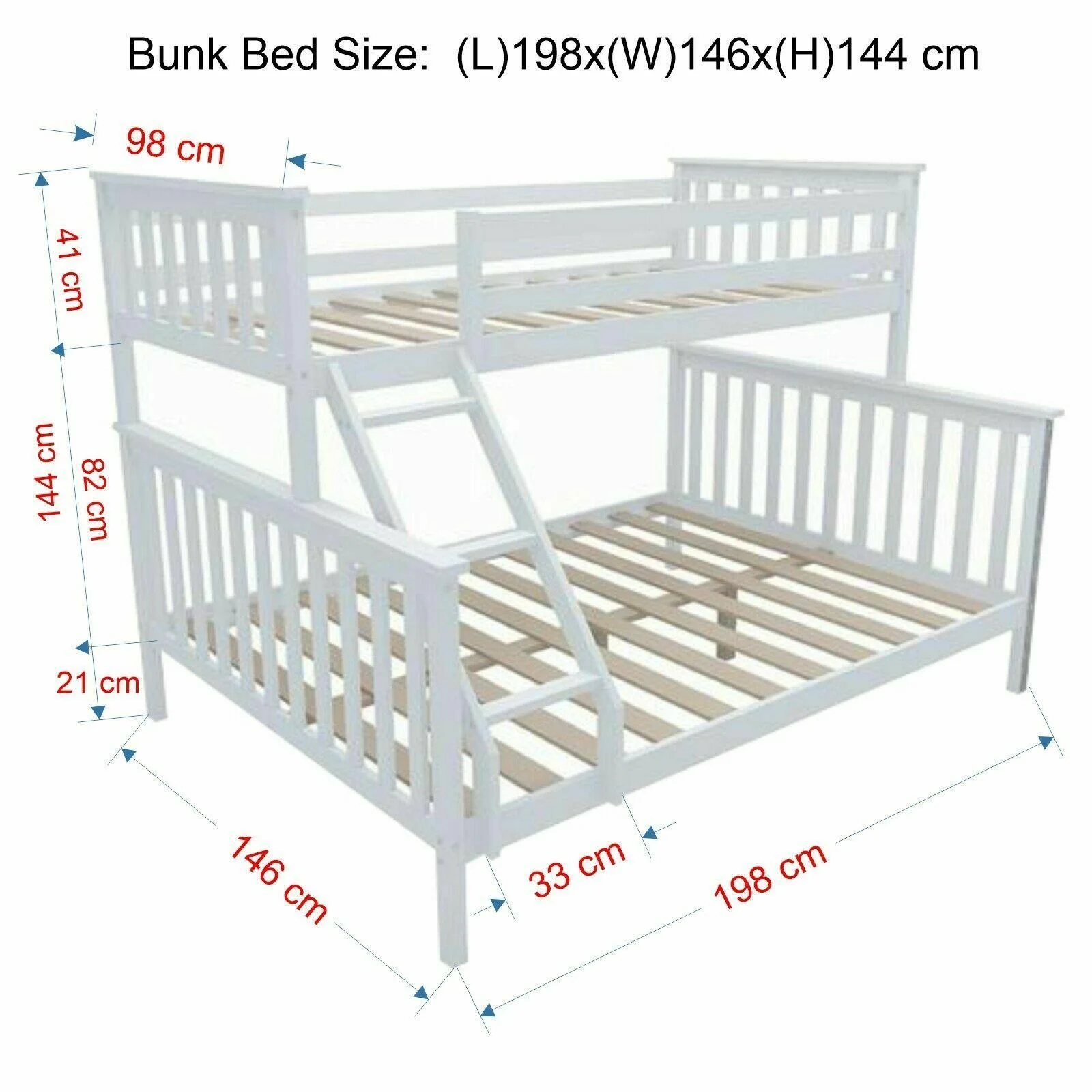 Children Bedroom Furniture Sets Twin Kids Bunk Bed with Stairs Double Bed